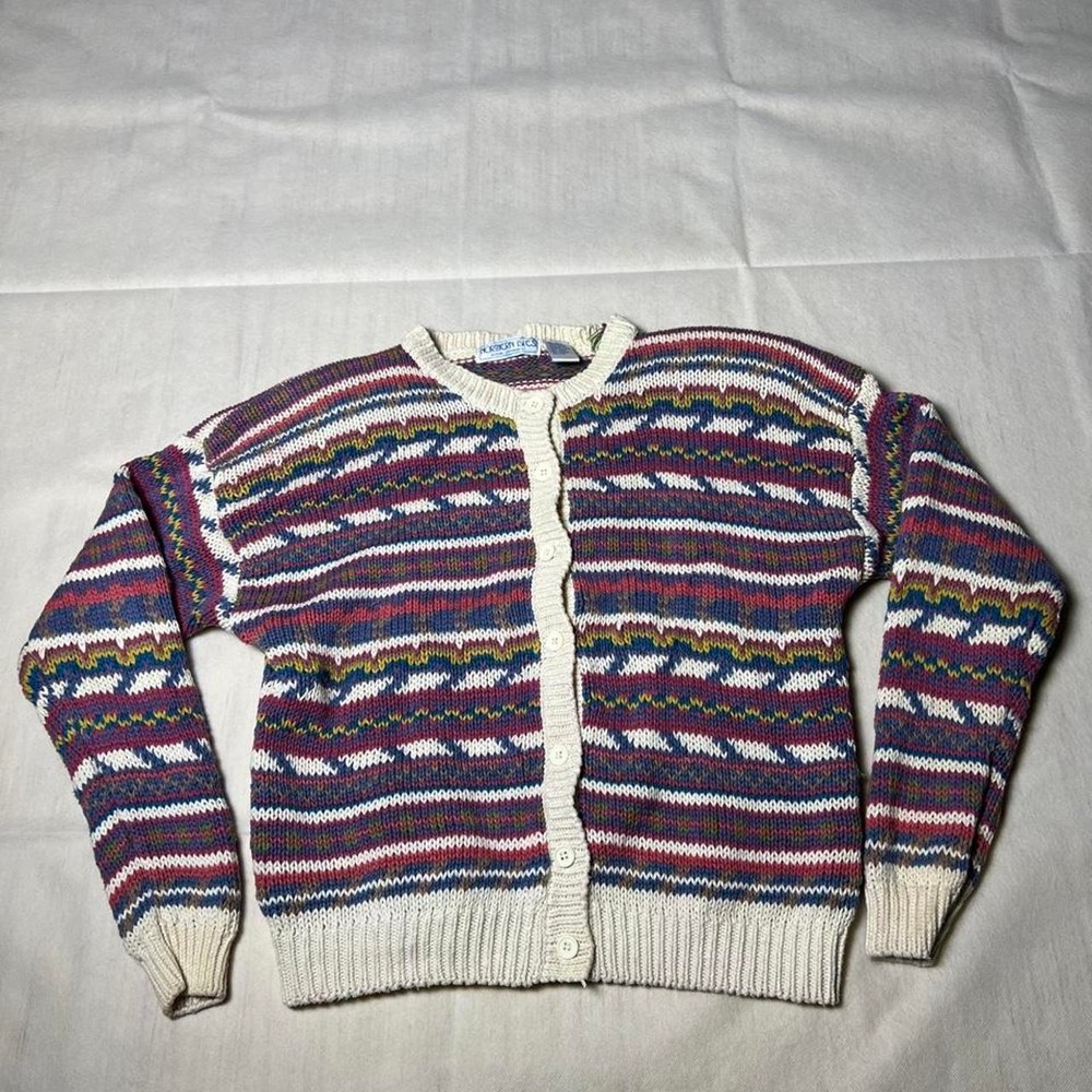 Vintage Northern Isles multicolored cardigan